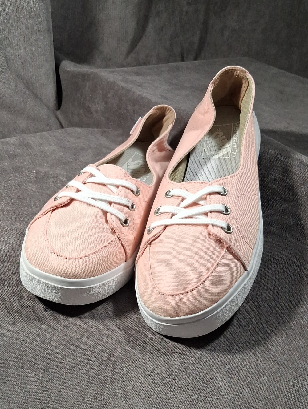Vans Palisades SF "Tropical Peach" Light Pink Slip On Canvas Sneakers VG- US 6.5